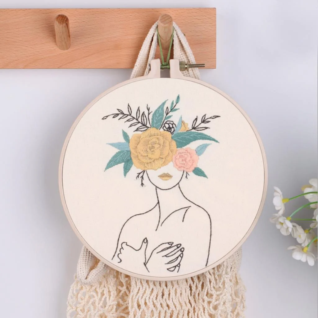 Diy embroidery hoop hot sale custom diy embroidery hoops bamboo embroidery hoop kids crafts