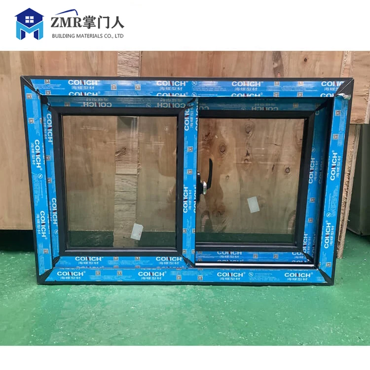 White vinyl double glazed window upvc doors and pvc windows sliding window