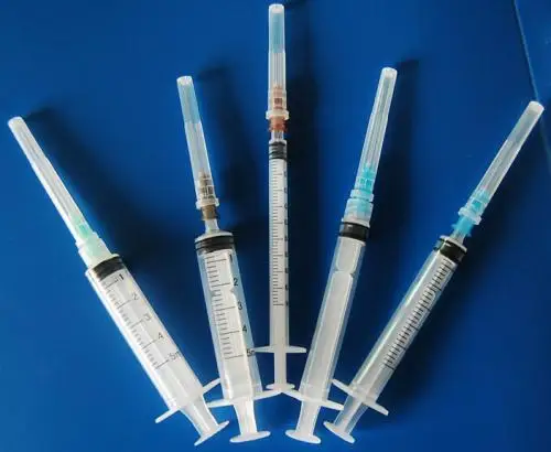 
Medical disposable syringe with needle 