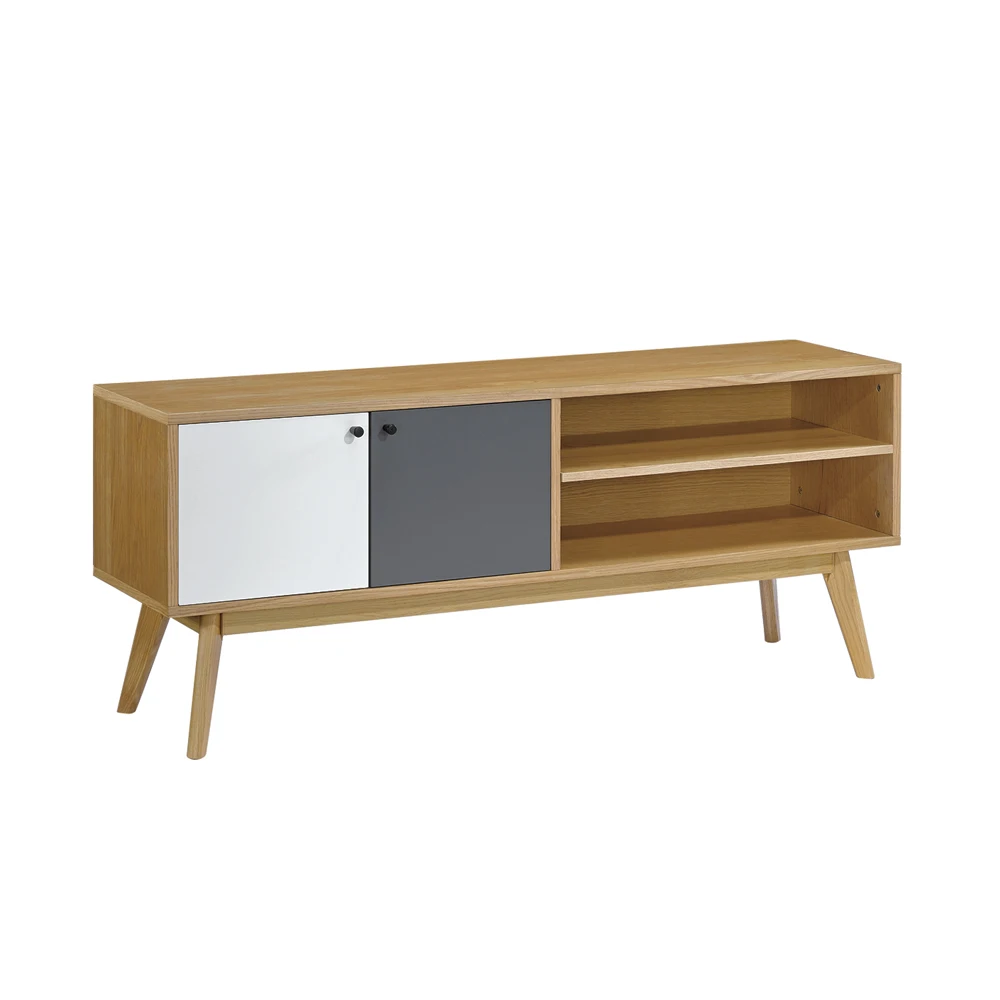 With Oak Veneer Bathroom Cabinet Design Sideboard Wooden New Wood  Hot Sale Cabinet