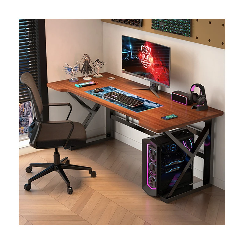 Лидер продаж эргономичный современный стиль дешевый настольный ПК деревянный компьютерный игровой стол для геймера