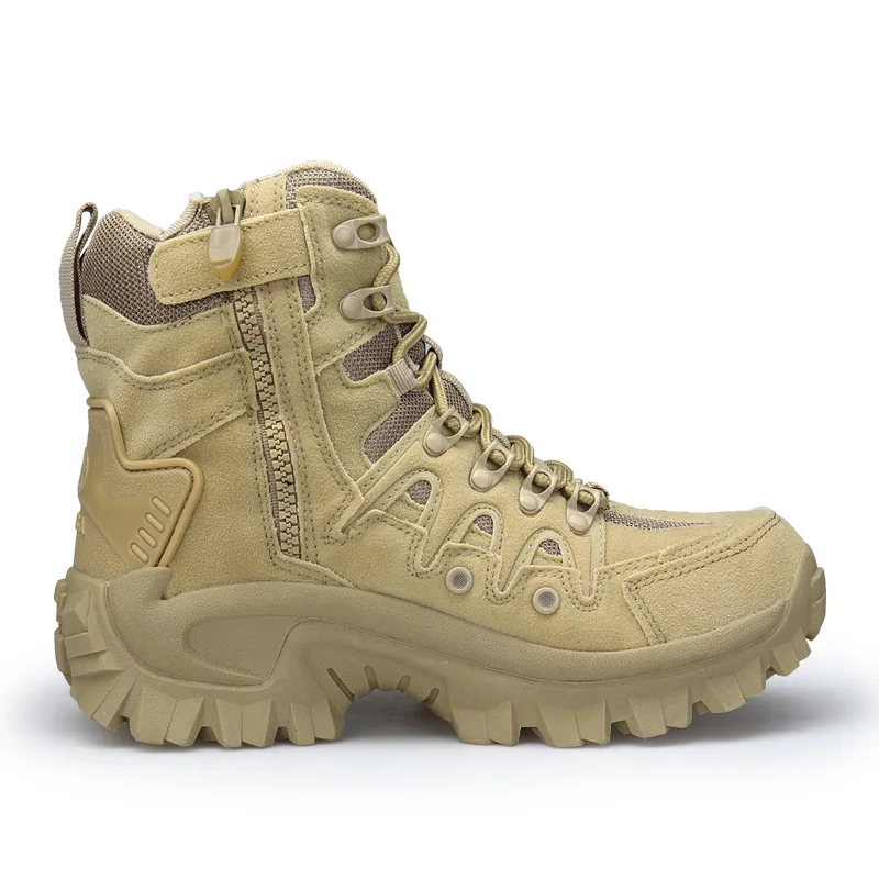 Bota Para Desierto Borcegui Comisaria Miembro De Combate Protector De Goma Para Hombre Antideslizante Hiking Boots