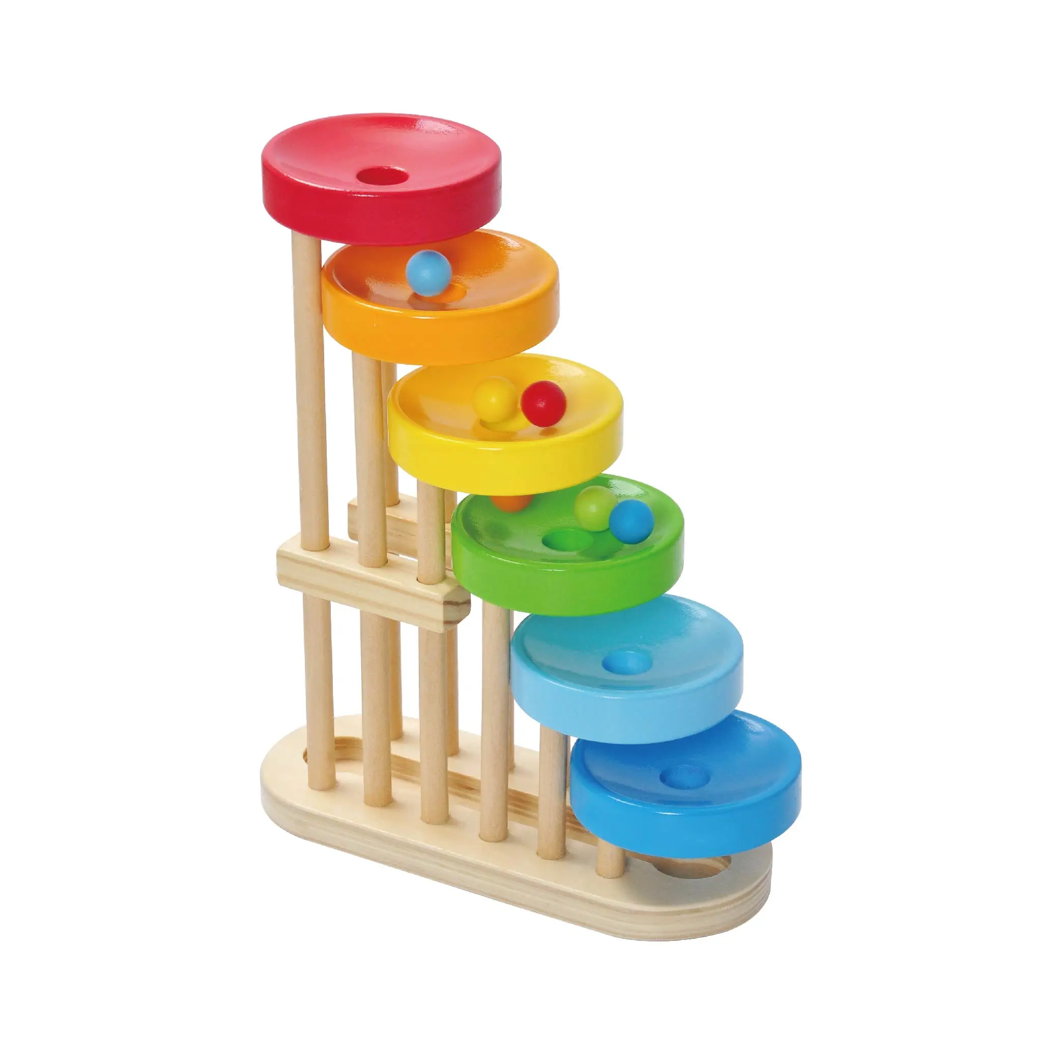 Educational toys popular trend Early learning juniper pine wood ball wooden game