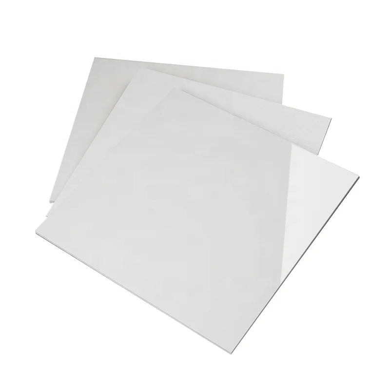 Vitrified ivory white colored 600x600 gloss pure white polished porcelain floor tiles