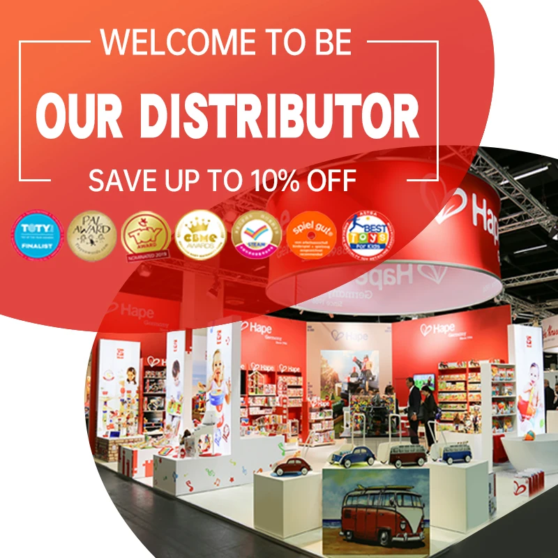 Hape Baby Music Beat Drum Hand Instrument Toy Multi-Function Portable Musical Instruments Keyboard Drum Toy