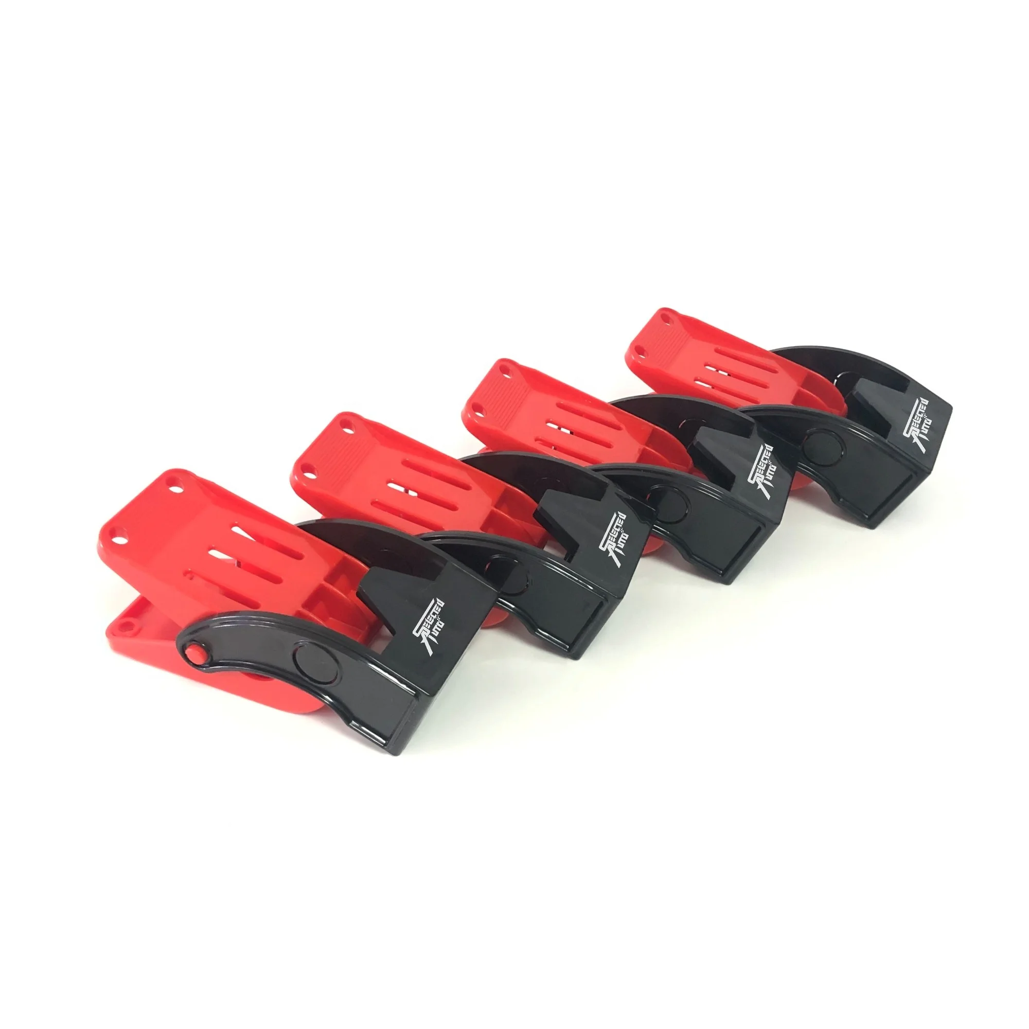 Selected Auto 4pcs plastic floor mat hanging clip multi-functioal heavy duty carpet clip kit chemical-resistant mat clamp combo