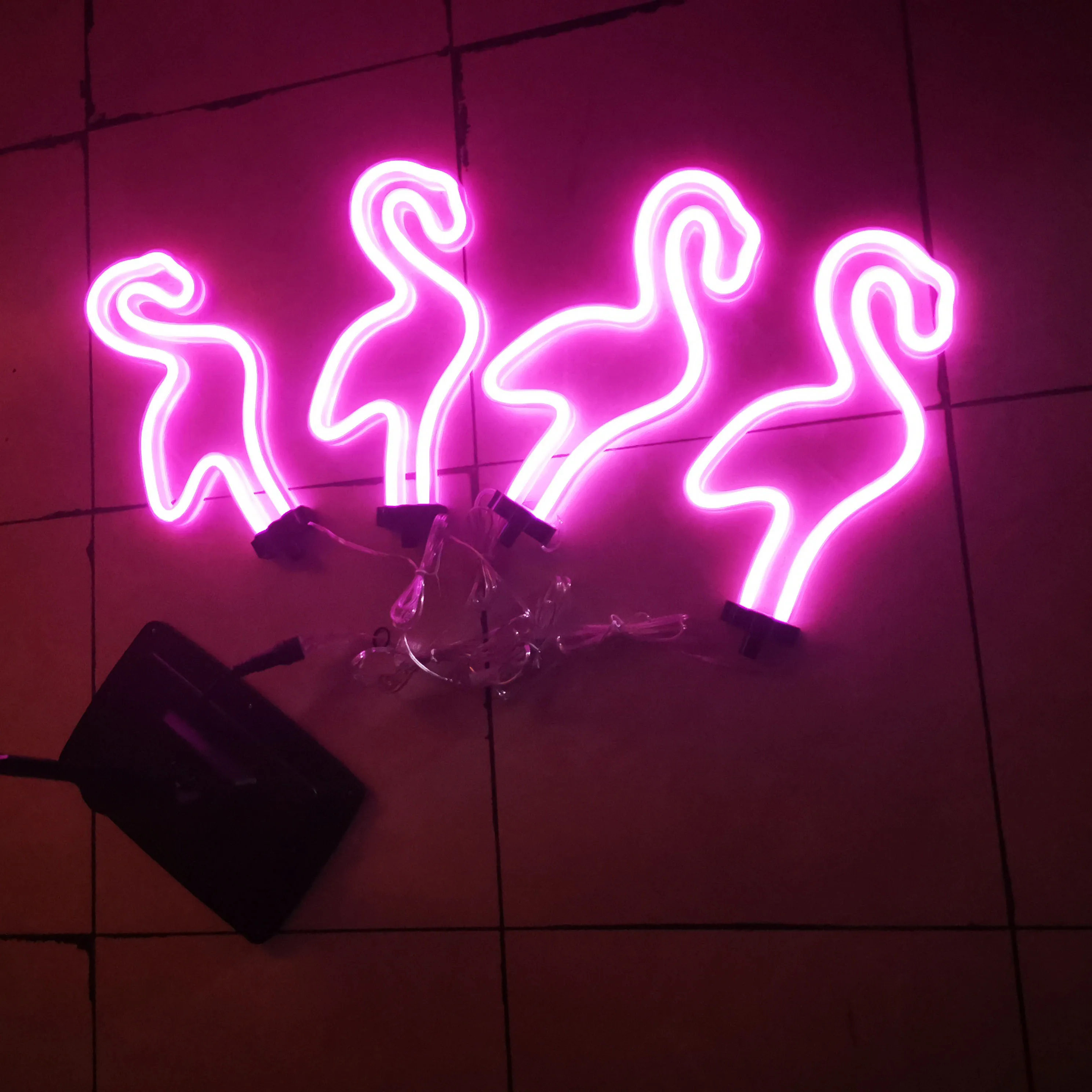 Sun Charging Customized Solar Lawn Neo Light Sign New LED Flexible Wedding Party Salon Bar Modern Store Decorative Ceiling Light