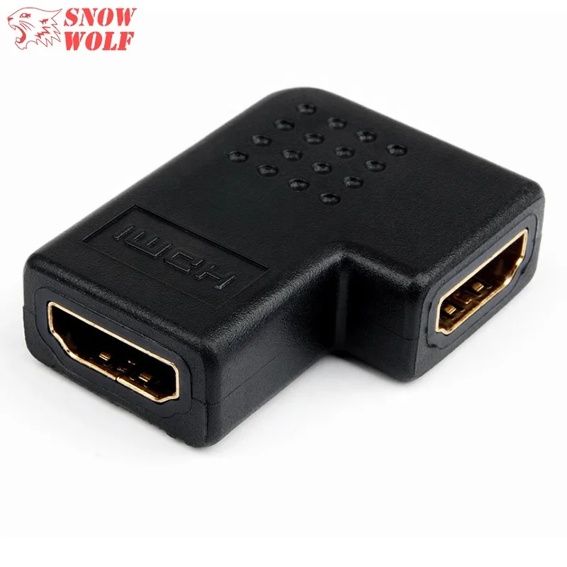  Позолоченный HDMI соединитель Женский к женскому СОЕДИНИТЕЛЬ 4K 3D 1080p Удлинительный