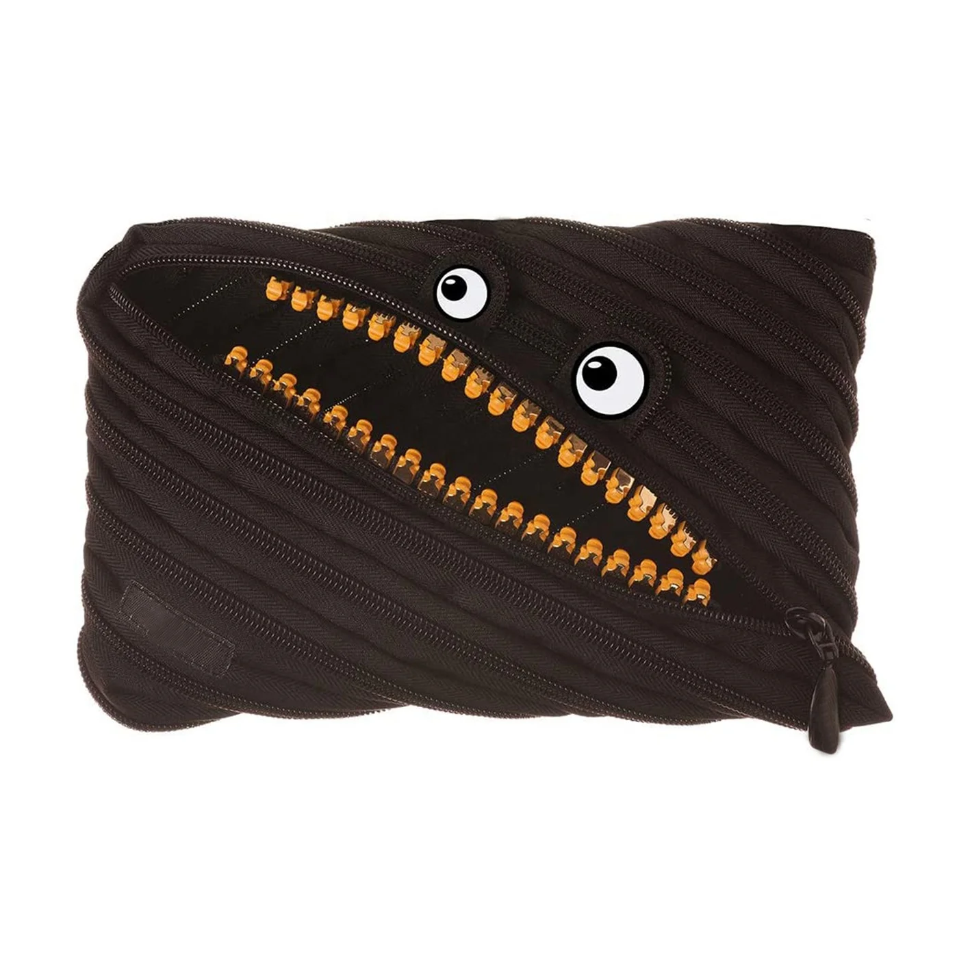 Custom large capacity monster bag students girls boys stationery bag with zipper cute pen bag pencil cases