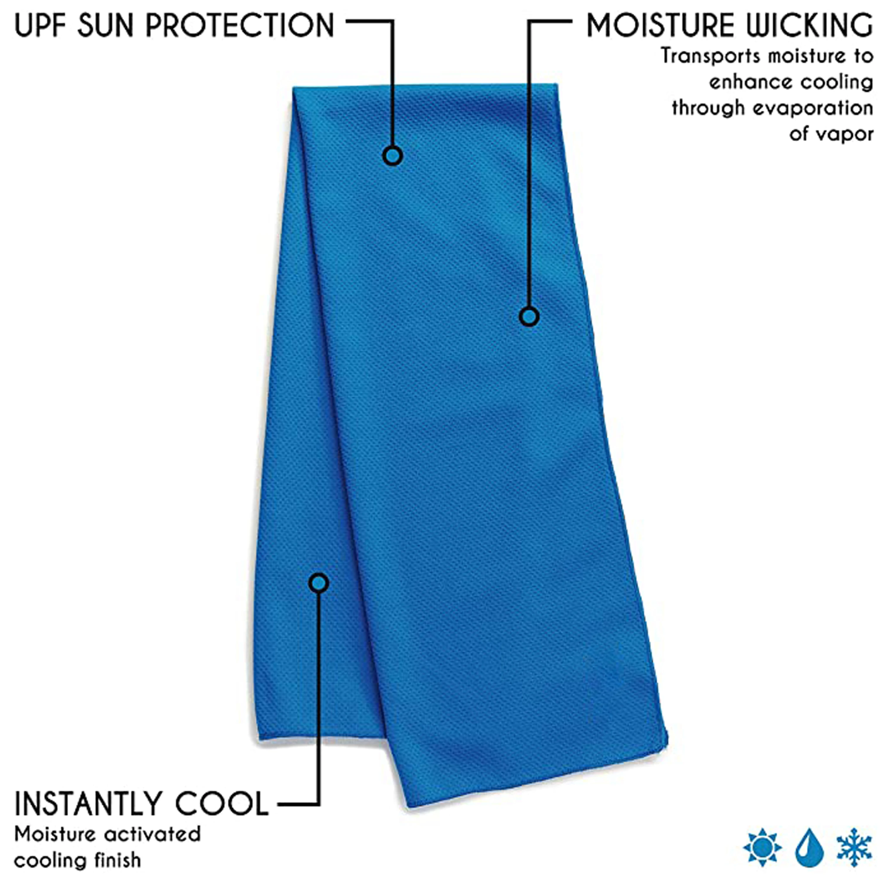 Microfiber quick-dry ice towel polyester instant cool gym cooling towel custom logo