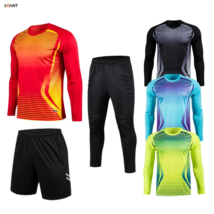 Sports Wear For Goalkeepers Kit Football Soccer Jersey Set Design Football Goal Keeper Jersey
