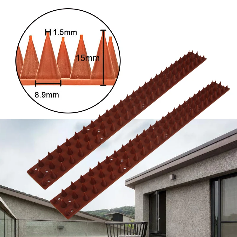 Plastic  Anti repelling bird Pigeon scarer  Fence Wall defender Spike cat rat repellent  pigeon defense