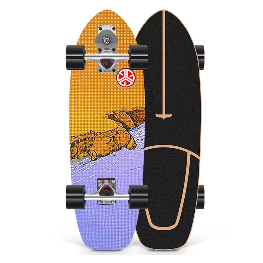 Professional maple skateboard truck suitable surf skateboard land surf  complete skateboard set