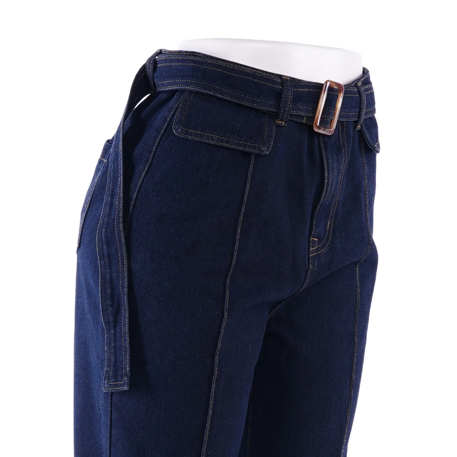 SKYKINGDOM 2021, женские Джинсы бойфренда с высокой талией, синие прямые джинсы, модные женские джинсовые брюки до щиколотки для женщин