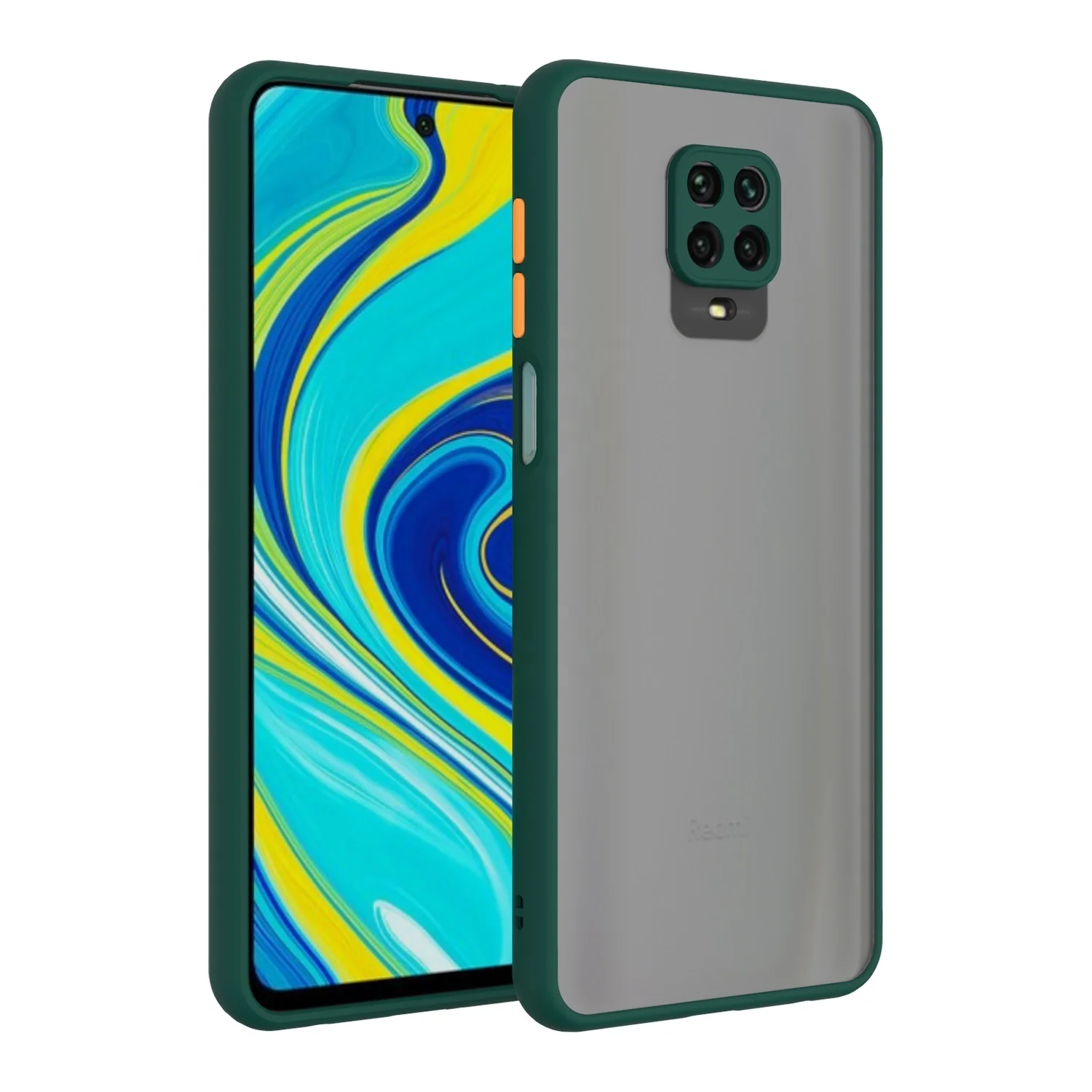 2020 Mobile Casing Smoke Matte Cellphone Cover TPU PC Kutis Phone Case for Xiaomi Poco M2 Pro Mi 10 5G Redmi Note 9 Max 9S 8 K30