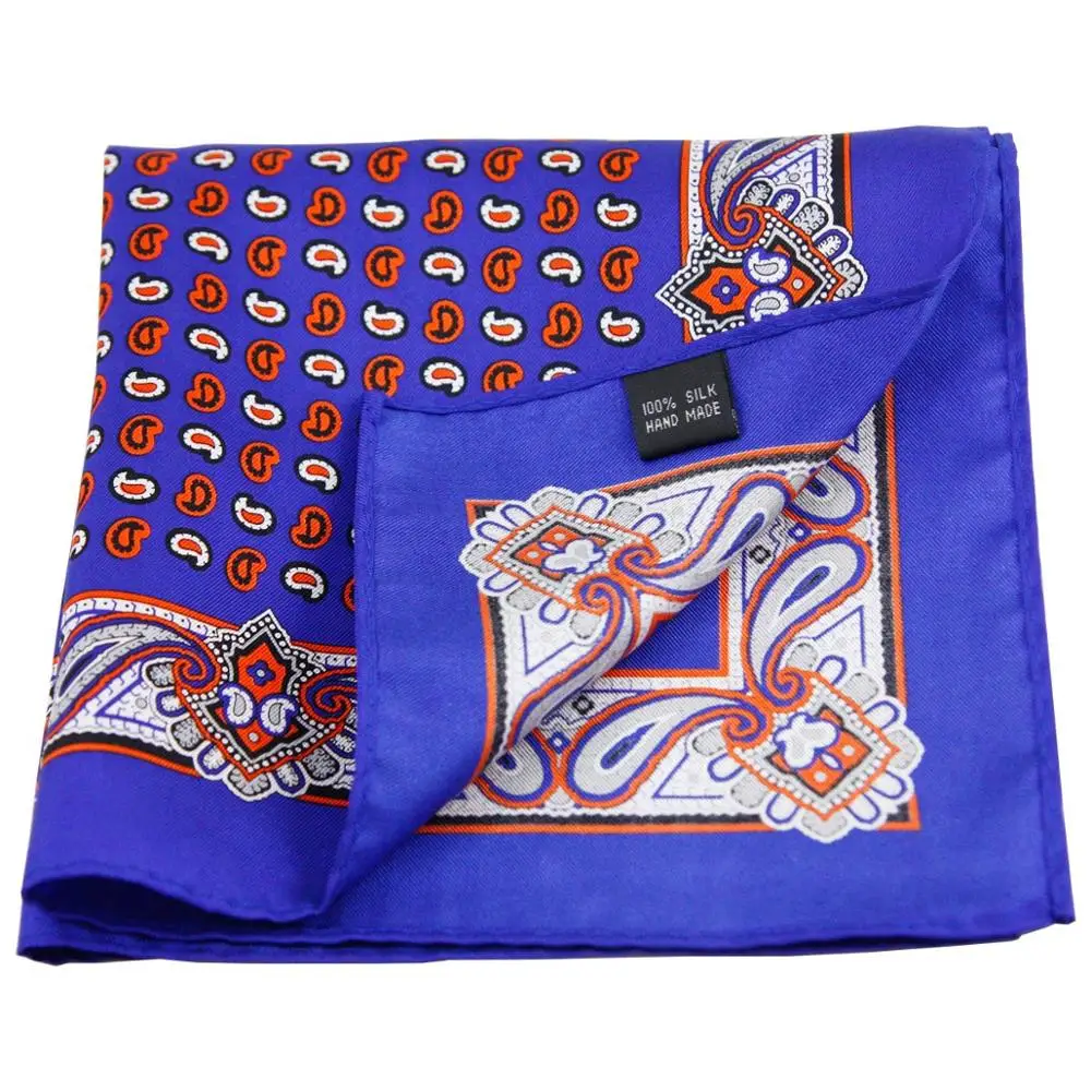  Китайский производитель мужские карманные квадраты из 100% шелка на заказ