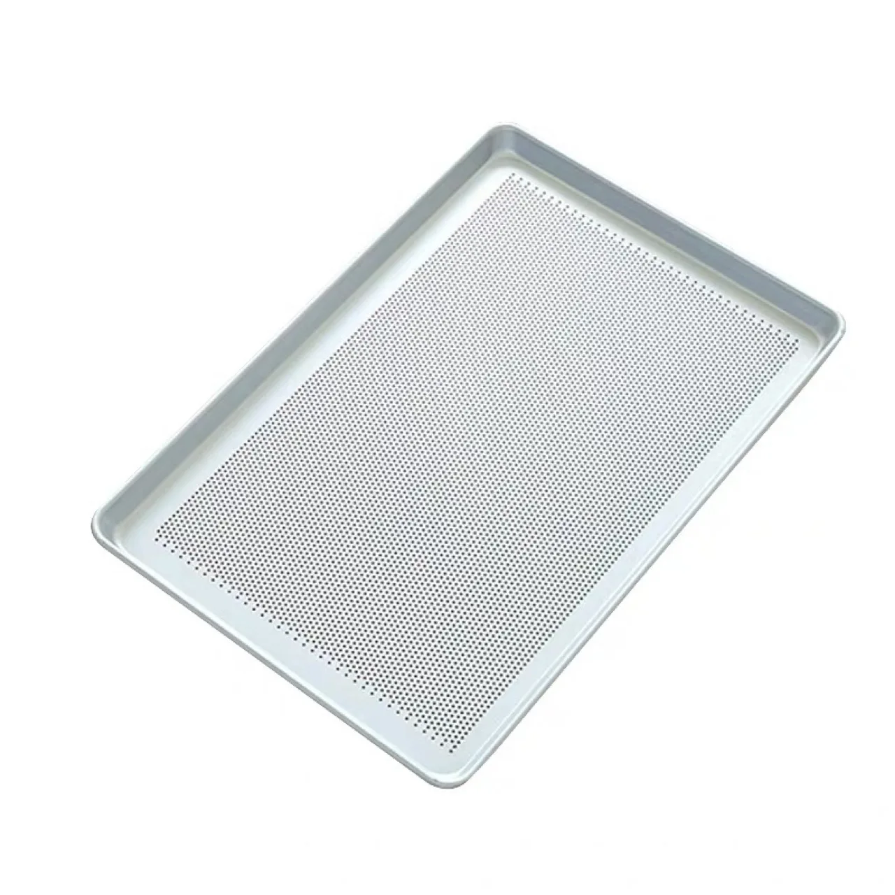High Quality  Food Grade 304 Stainless Steel Baking Pan Aluminum Baking Tray Perforated Roasting Pan for Oven