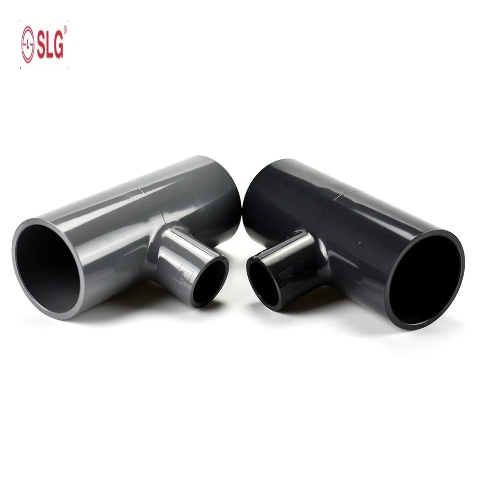 Superior quality water supply pipe fittings pvc reducing tee with wholesale price