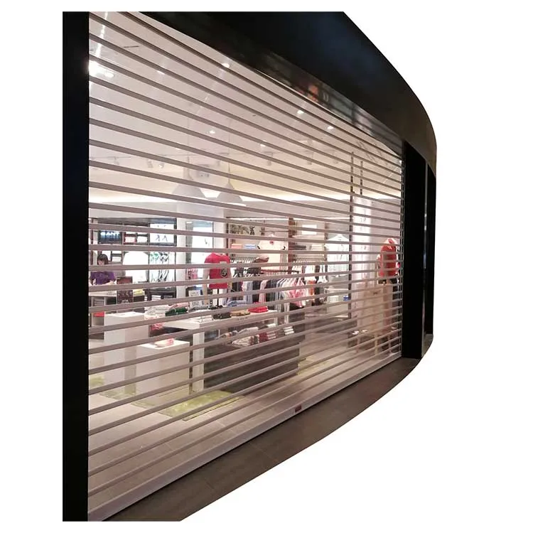 Good quality Aluminum /steel retractable security grilles door