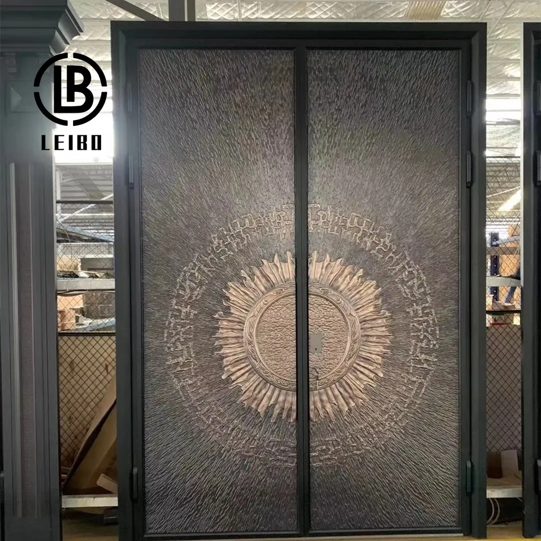 Germany bulletproof aluminium casting door front main gate door with cheap price