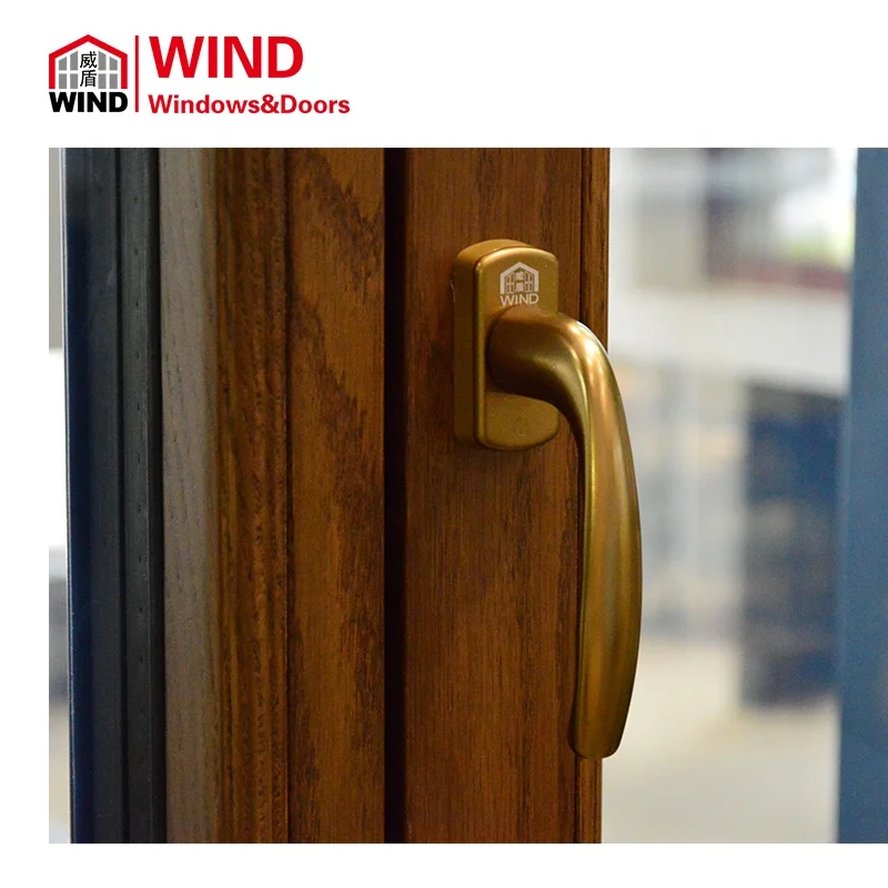 WIND New Italy Style Aluminum Clad Wood Passive Window