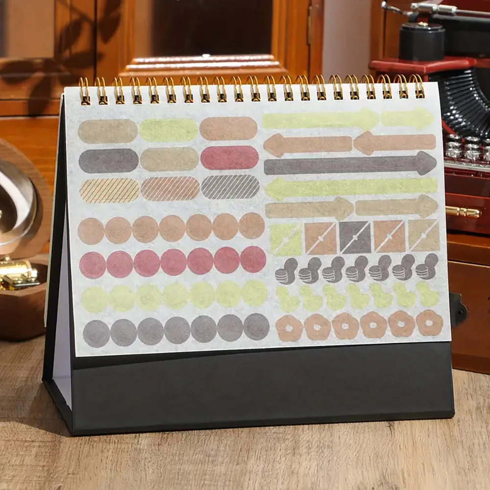 2025 2026 Office Series 365 Day Calendar DIY Portable Desk Calendars Daily Schedule Planner Notes Mini Desk Calendar