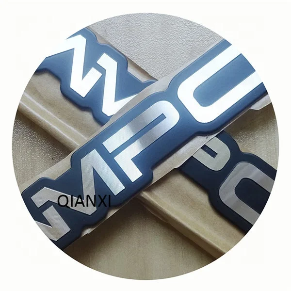 Custom Painted Diamond Cut Aluminium Nameplates Metal Logo Plate