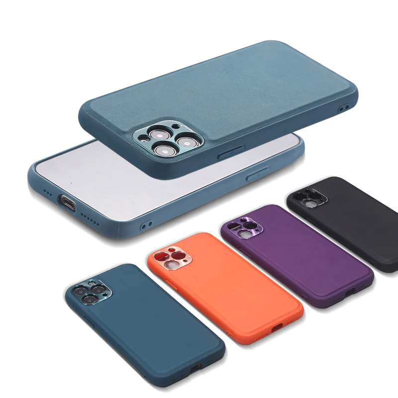 
Custom Recycled Eco Friendly Soft Handphone Mobilephone Cover Leather Phone Case For IPhone 11Pro Max Case 