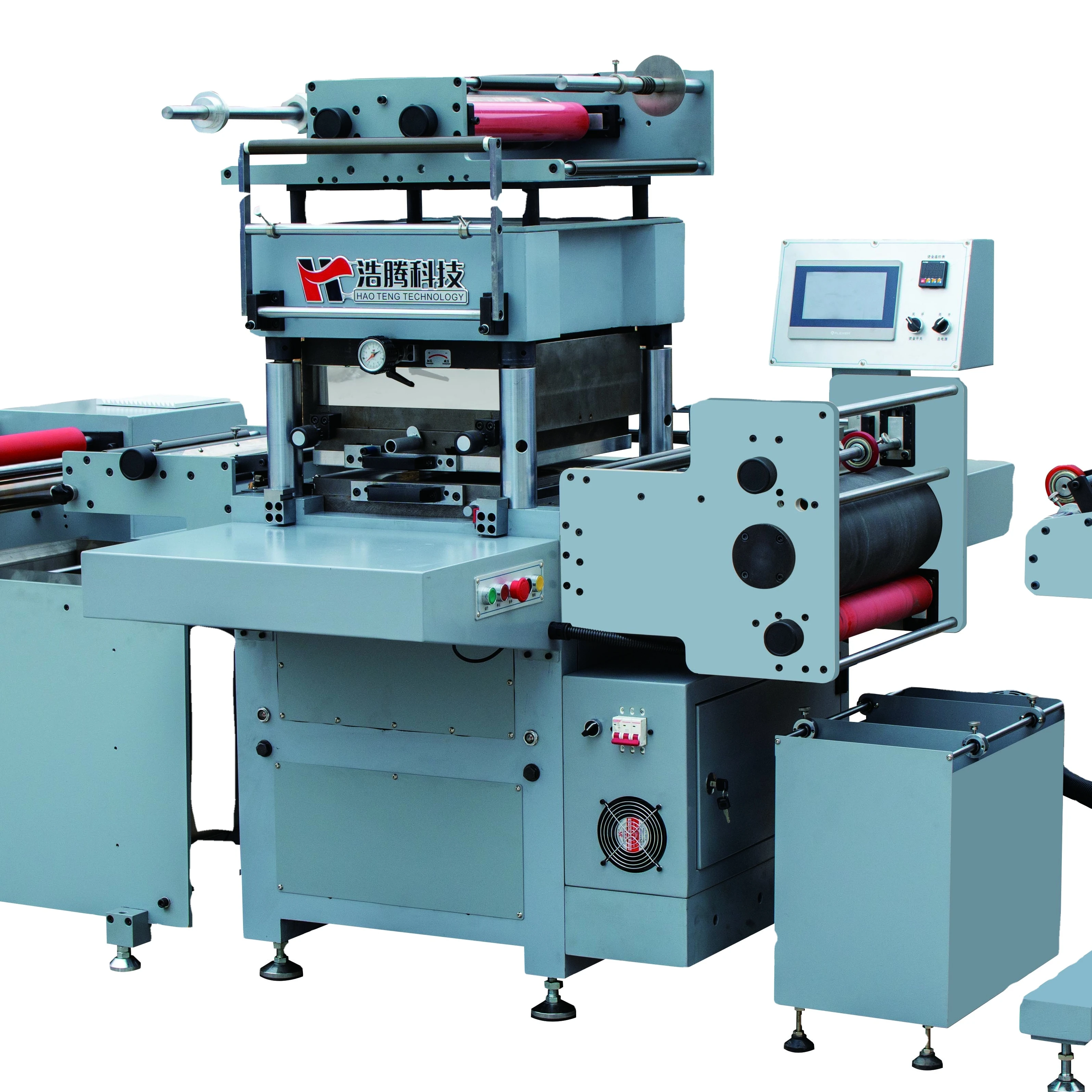 Automatic High-Speed Flat Bed Printed Label Die Cutting Machine New Roll to Roll Post-Press Equipment