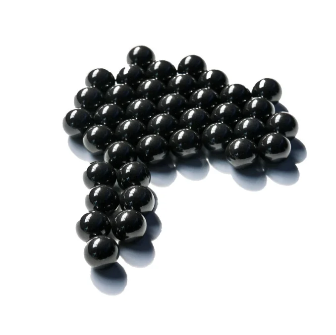 SISIC Sic Ceramic Balls for Bearings High Strength Silicon Carbide Black Round Industrial Ceramic Silicon Carbide Plate Price