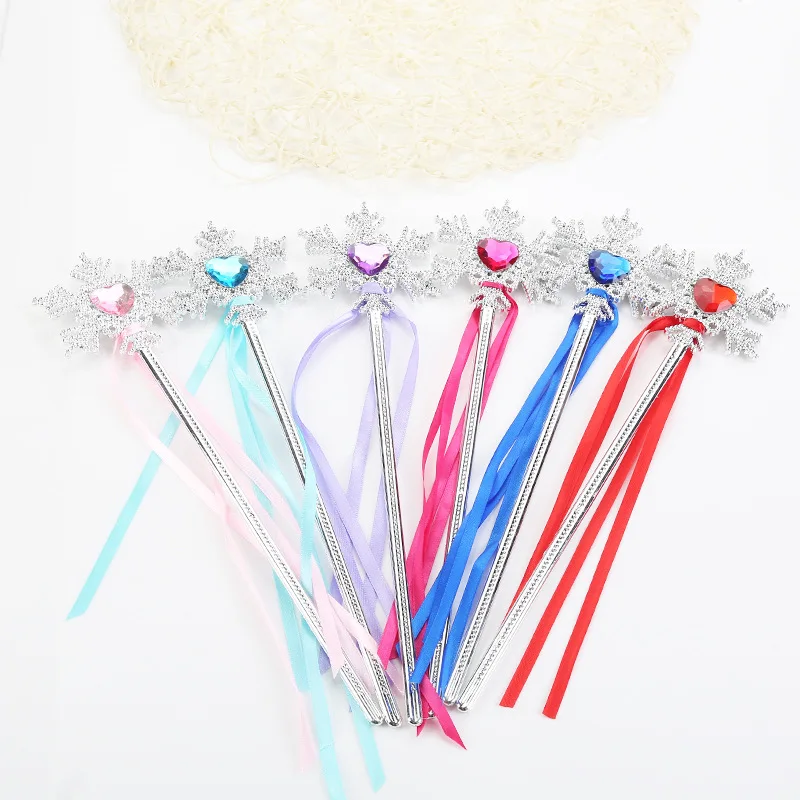 Wholesale Children Party Birthday Gift Elsa Princess In Stock Frozen Birthday Party Supplies Hair Accessories Crown Wand Kids