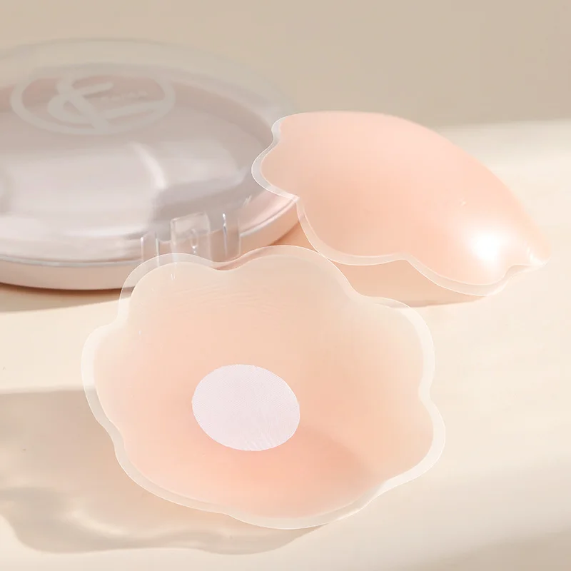 Silicone Nipple Soft Adhesive Nipple Covers, Waterproof Self Adhesive Reusable Nipple Cover for Beach