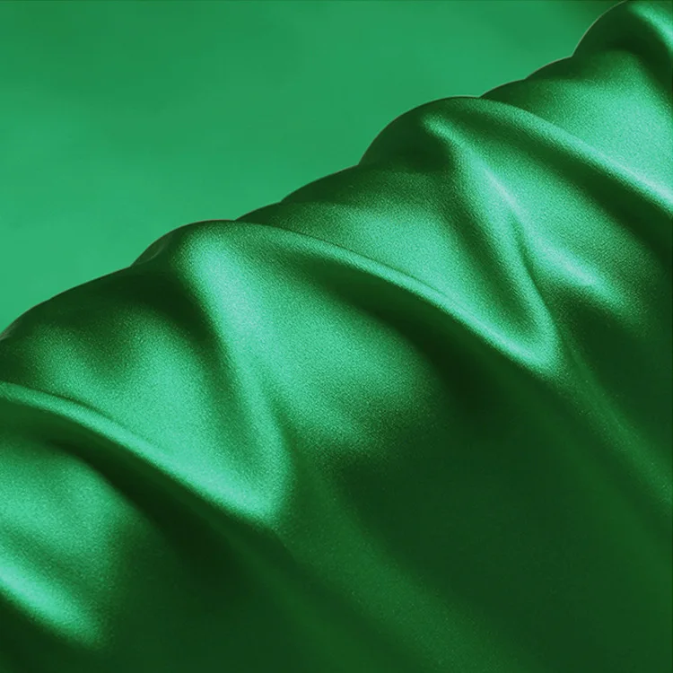 Spot wholesale fats delivery 100% mulberry silk fabric pure silk sinking purple Chinese silk plain cree satin 19 thickness