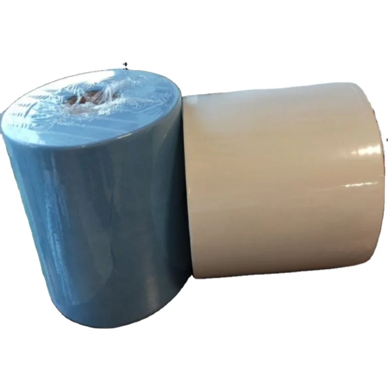 Biodegradable Black Print Pla Pet Spunbond Spunlace Meltblown Non Woven Nonwoven Fabric Roll for Face Masks Wet Wipes