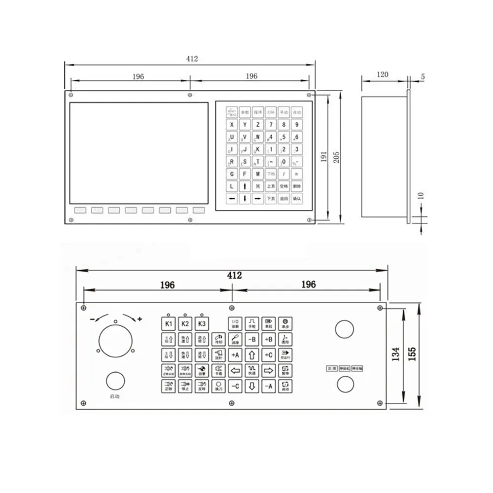 SZGH cnc lathe turning machine fanuc controller low price cnc turning controller with ATC PLC