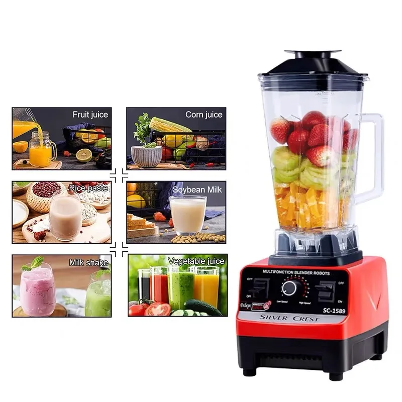 heavy duty commercial juice fruit mixeur 4500w silver crest sc 1589 2 in 1 fresh juicer mixer smoothie blender machine