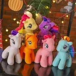 Wholesale Little Poni Plush Toy Cute Poni Plush Toys MLP Colorful Horse Stuffed Doll Kids Gift Cartoon Stuffed Little Poni Toy