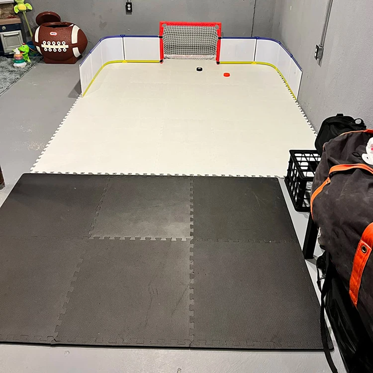 Fapre Wholesale Uhmwpe Synthetic Ice Rink Panel Hockey Rink Plastic Floor Tiles For Ice Hockey Rink