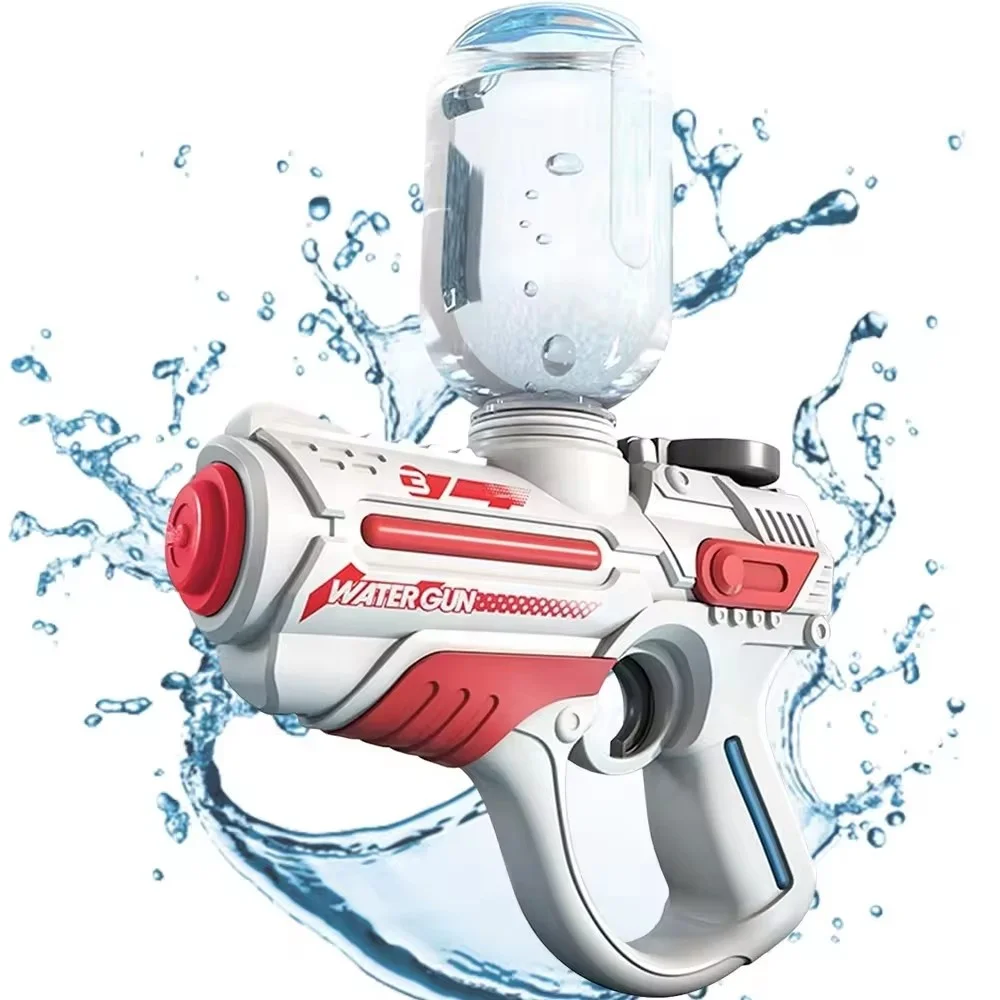 Electric Water Sprinkler Gun Toy Summer Automatic Water Injector Gun Plastic Water Gun Toy for Kids
