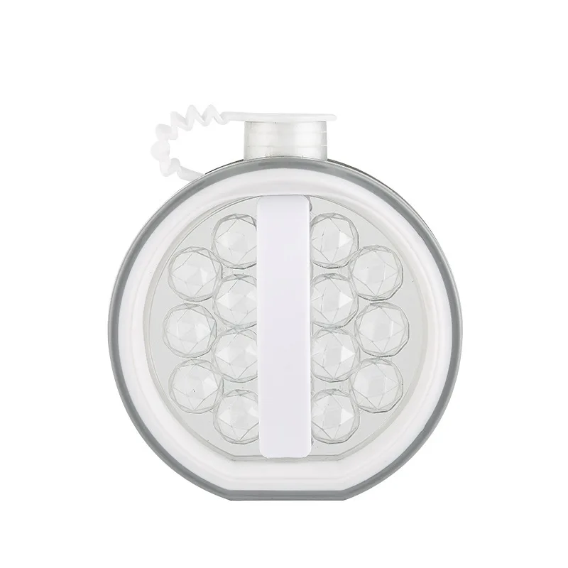 Wholesale New Design 2 In 1 Ice Crystal Clear Portable Ice Ball Maker Bottle