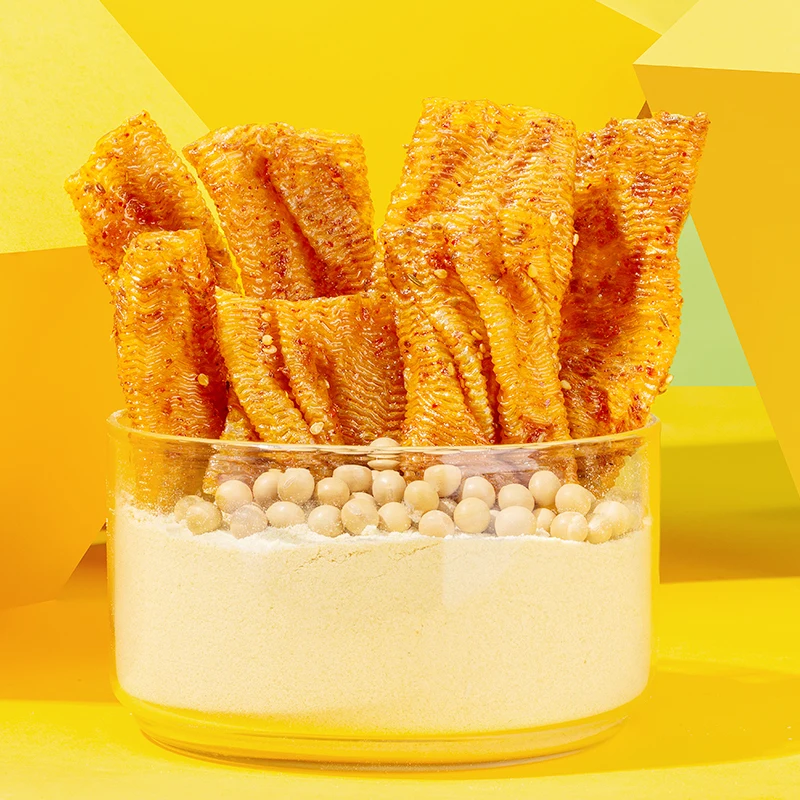 China Top Sell Healthy Snack Spicy Gluten Stick Beancurd Roll