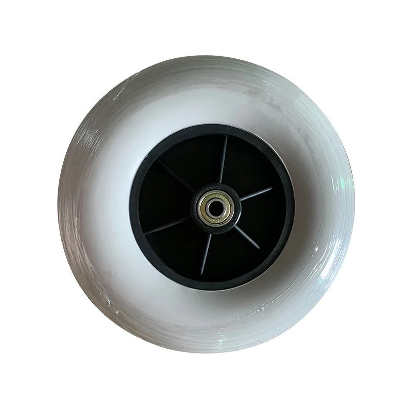 Wheelchair Accessories PVC Fat Small Front Wheel Wheelchairs Solid Tire Wheel