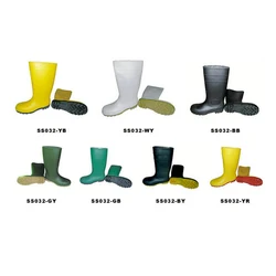KINGUARD Many color mens plain black wellies boots rubber pvc gum boots  water boots