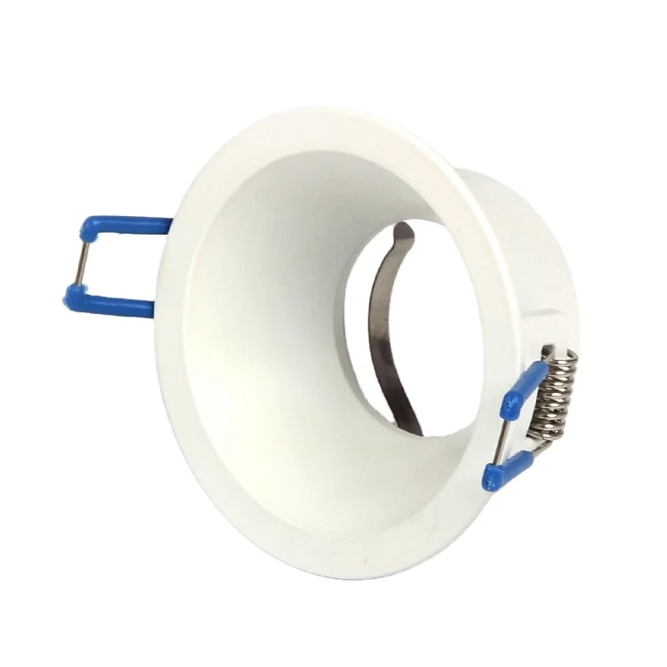 
Aluminum 4w 12w 15w 18w led ceiling spot downlight housing mr16 gu10 round deep cup led cob smd recessed downlight fixture 