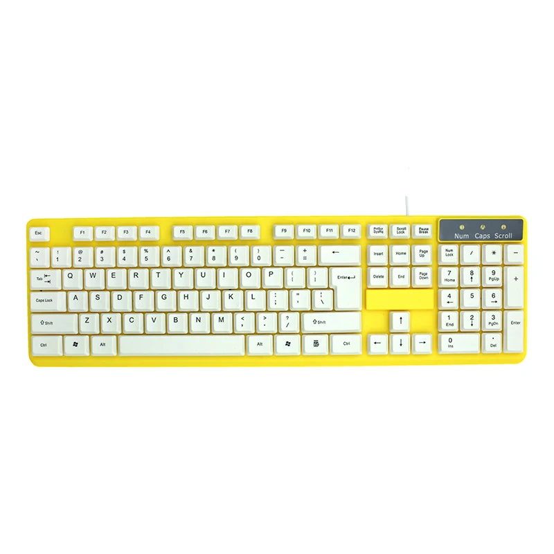 Factory Wholesaler Price 104 keys OEM keyboard full size Portuguese Russian  Arabic French Desktop laptop office keyboard