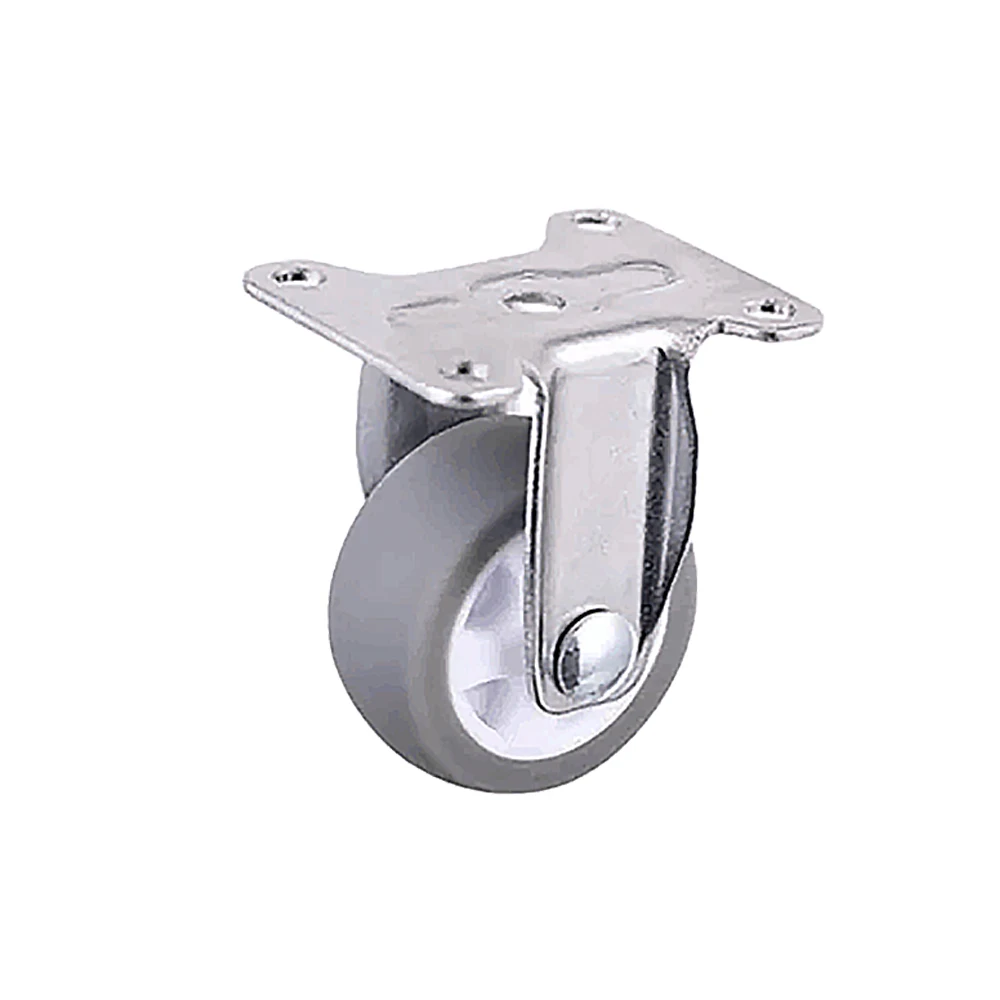 1.5 inch TPE  light duty 23 kg bearing rubber trolley castors TPE no noise caster wheels