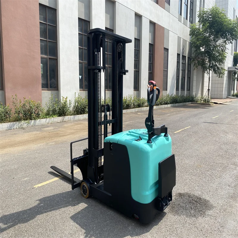 High Quality 1.2 1.5 1.6ton Lifting Platform Mini Counter Balanced Electric Stacker