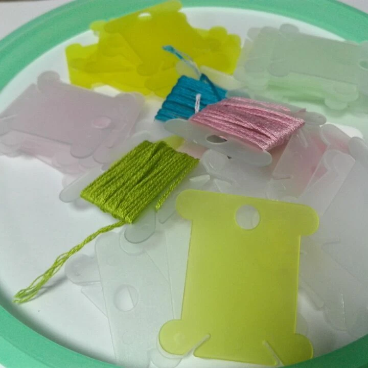 
Embroidery Plastic Floss Bobbins thread coiling craft colorful card plastic shapes tools cross stitch sewing embroidery 