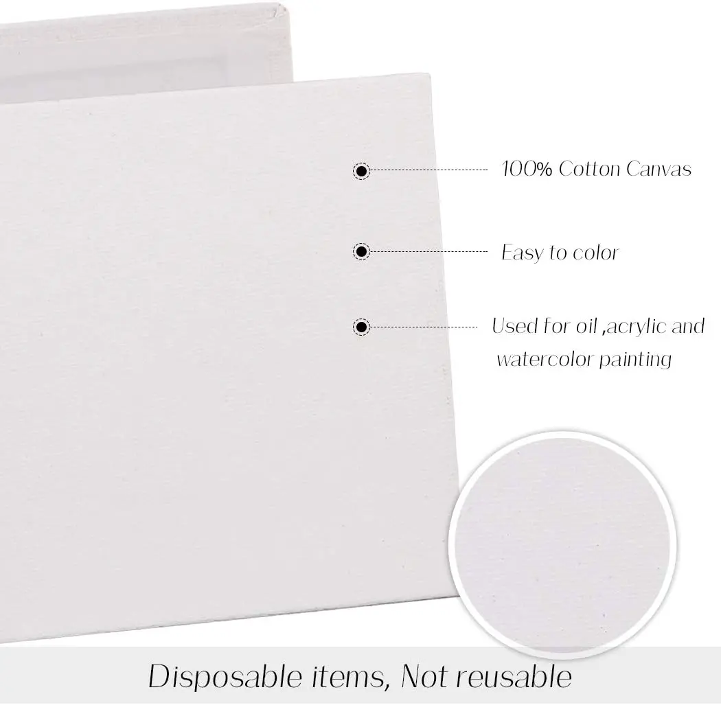 
wholesale customizable canvas panel painting set for painting 