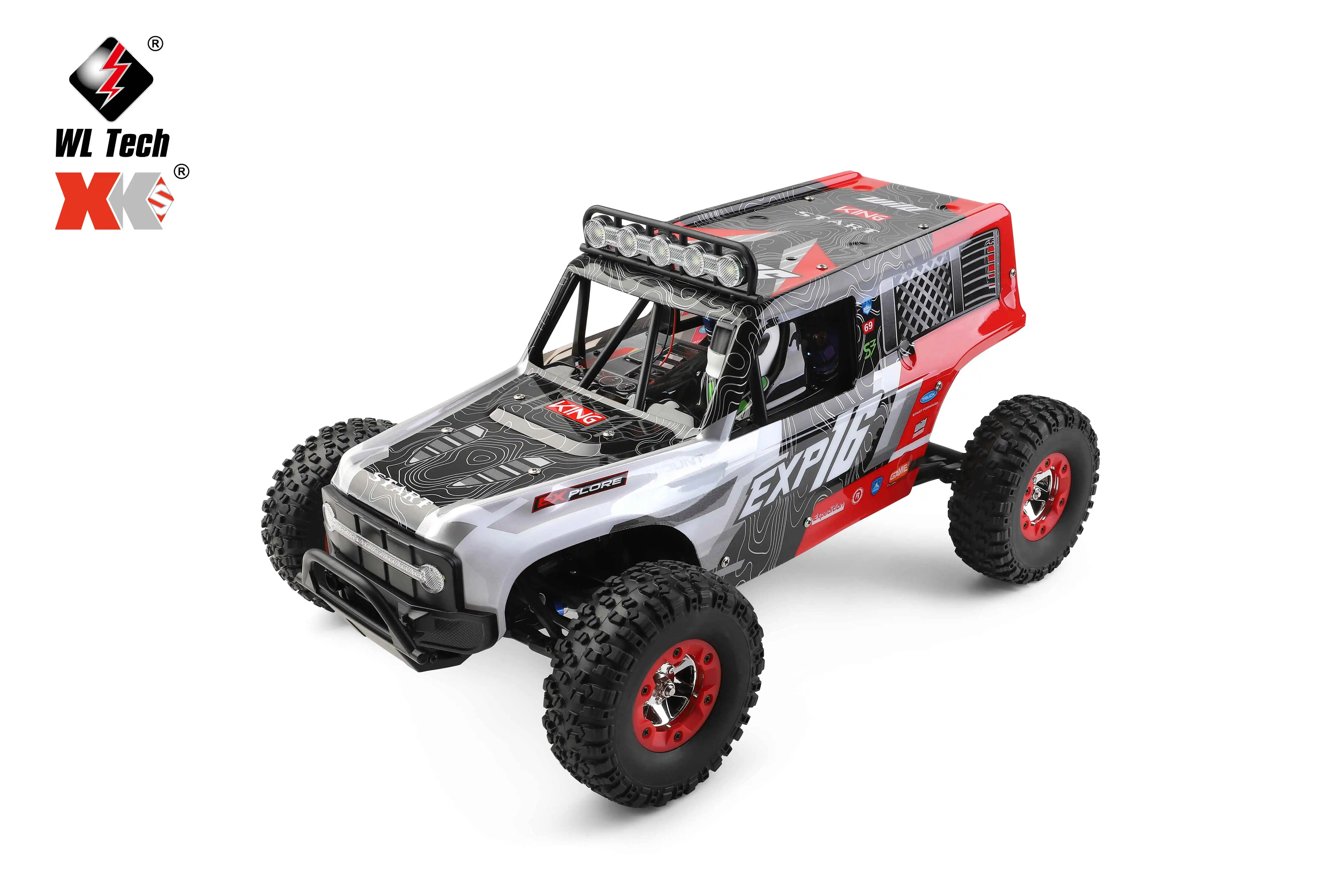 Cool Model  WLtoys 124006 RC Car 2.4Ghz 4WD 40km/h High Speed RC Car 1/12 Scale Rock Crawler for Kids Birthday Gifts